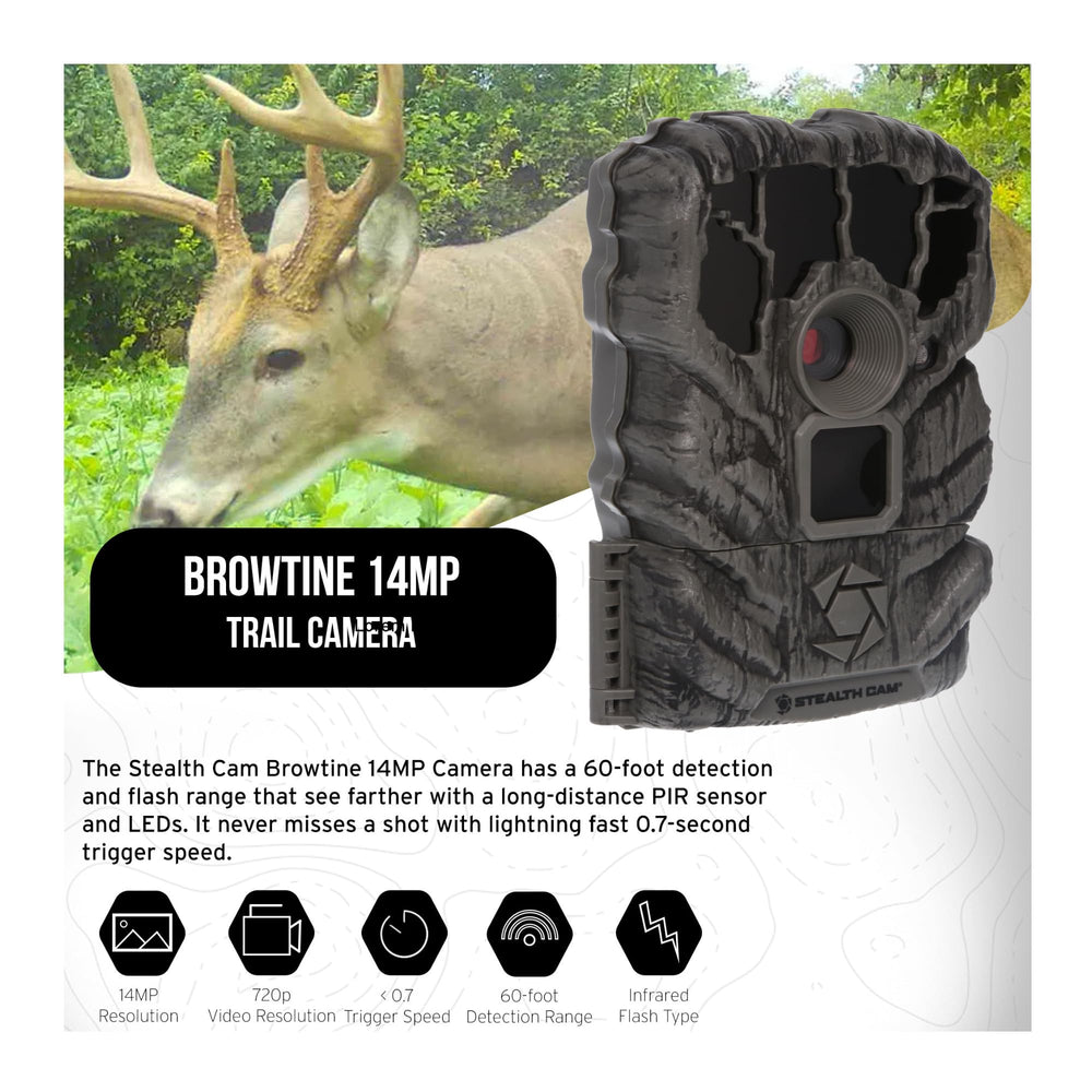 Stealth Cam 5-point touch detection enables intuitive navigation in the field.