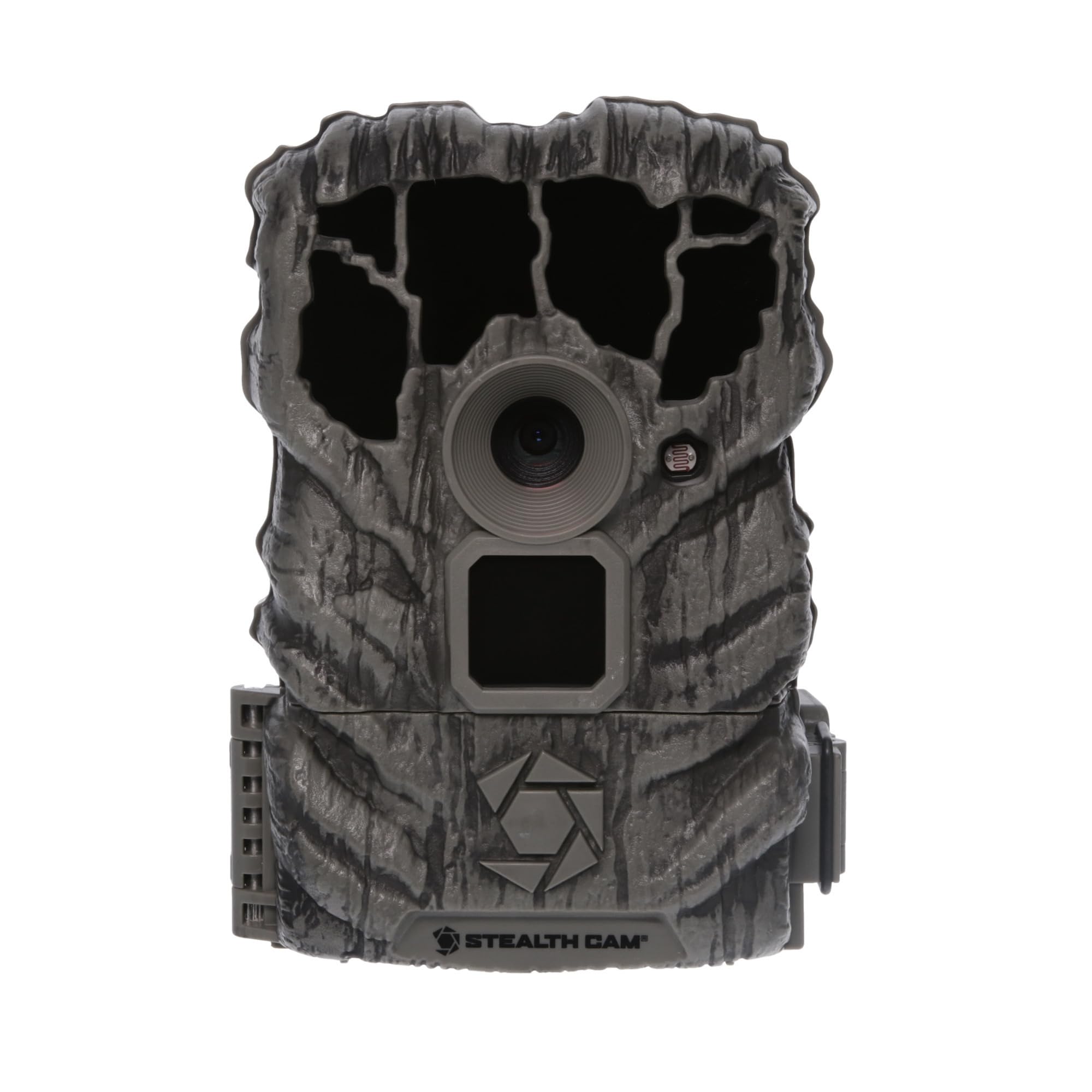 Stealth Cam 14MP trail camera with video captures sharp day and night footage.