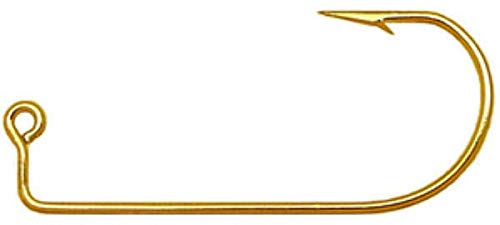 Steel Charms Eagle Claw 575 Gold Jig Hook 2-0 for jig molds and lures