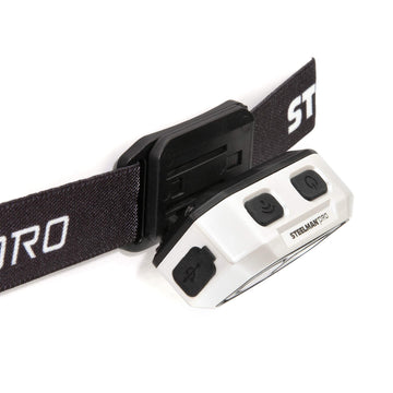 Steelman Pro headlamp fully adjustable headband for comfort.
