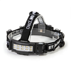 Steelman Pro Slim Profile headlamp front view showing compact hands-free illumination