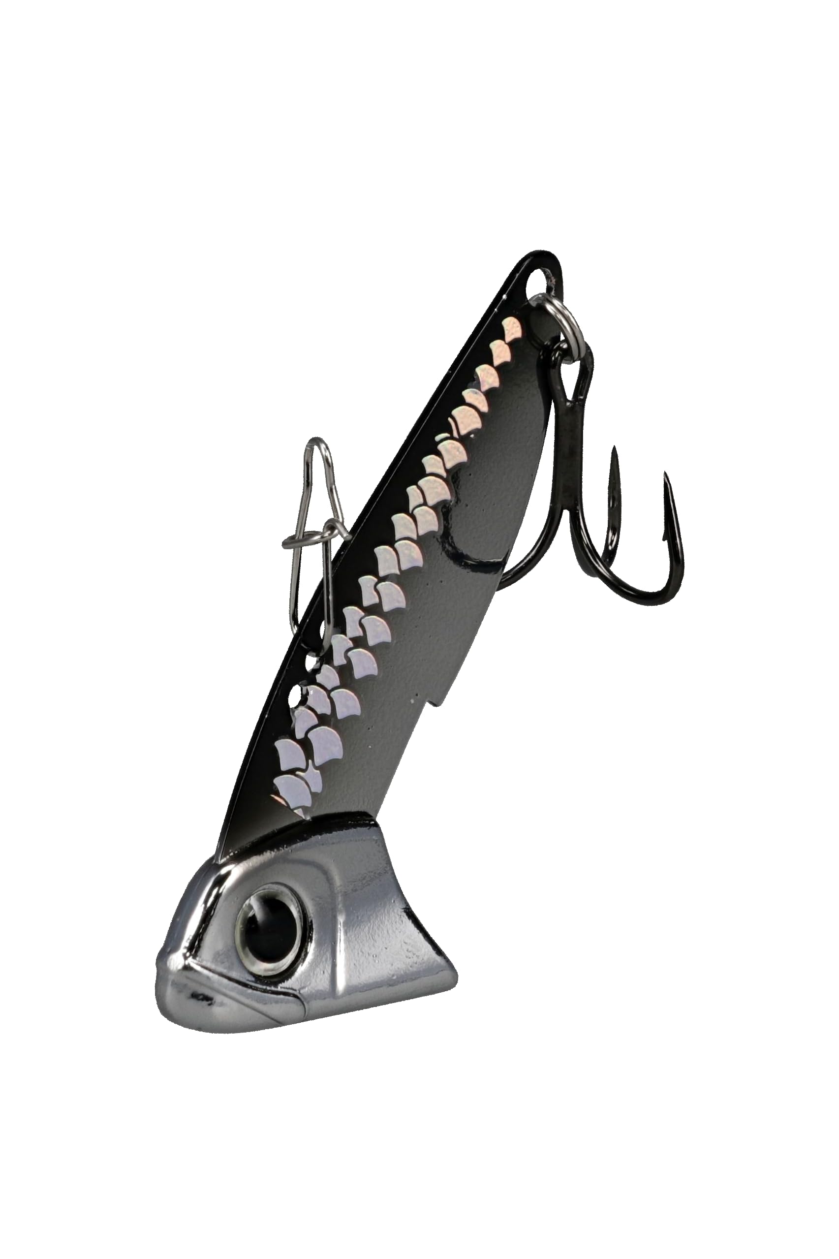SteelShad Bottom Blade Starry Night shows vertical fall action for deep-water strikes