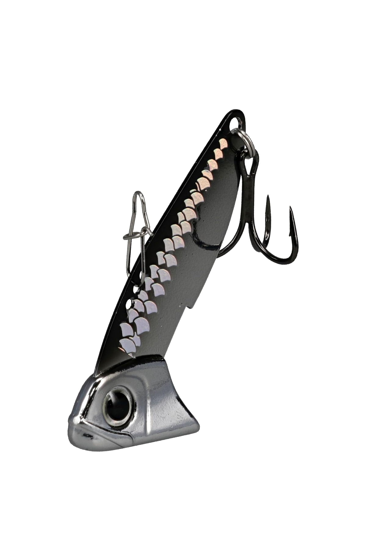 SteelShad Bottom Blade Starry Night shows vertical fall action for deep-water strikes