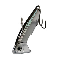 SteelShad Bottom Blade half-ounce white lure showing vertical fall action for precise bottom contact