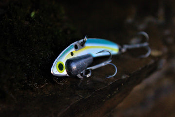 SteelShad Mini 1/4 oz lipless crankbait in action demonstrating swim path and balance