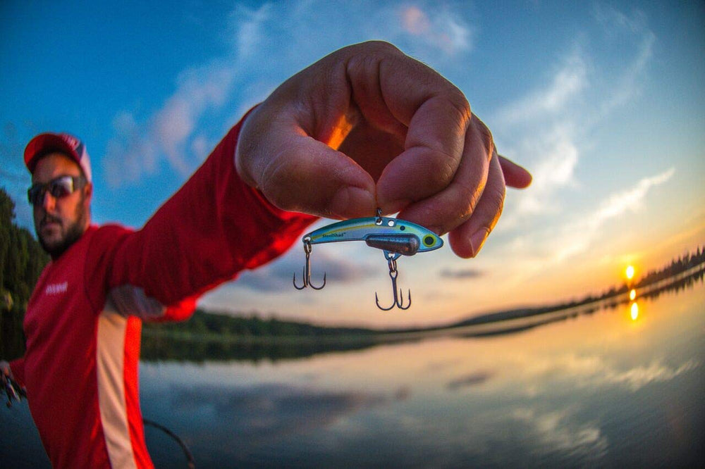 SteelShad Mini eight-color variety highlighting color options for different fishing conditions