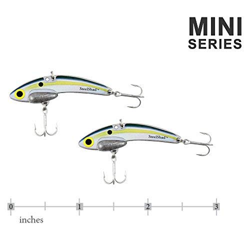 SteelShad Mini ice fishing ready design enabling precise jigging and casting
