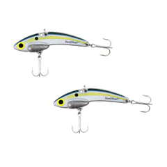 SteelShad Mini Sexy Shad front view showing compact lipless crankbait design for ice and freshwater use