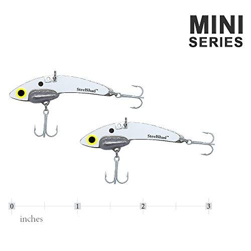 Stainless steel construction of SteelShad Mini for durable use