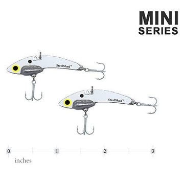 Stainless steel construction of SteelShad Mini for durable use
