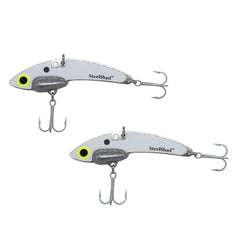SteelShad Mini White Shad two-pack ready for action on freshwater