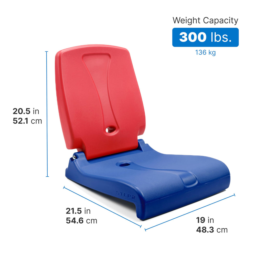 Step2 Flip Seat back support highlights ergonomic lumbar comfort