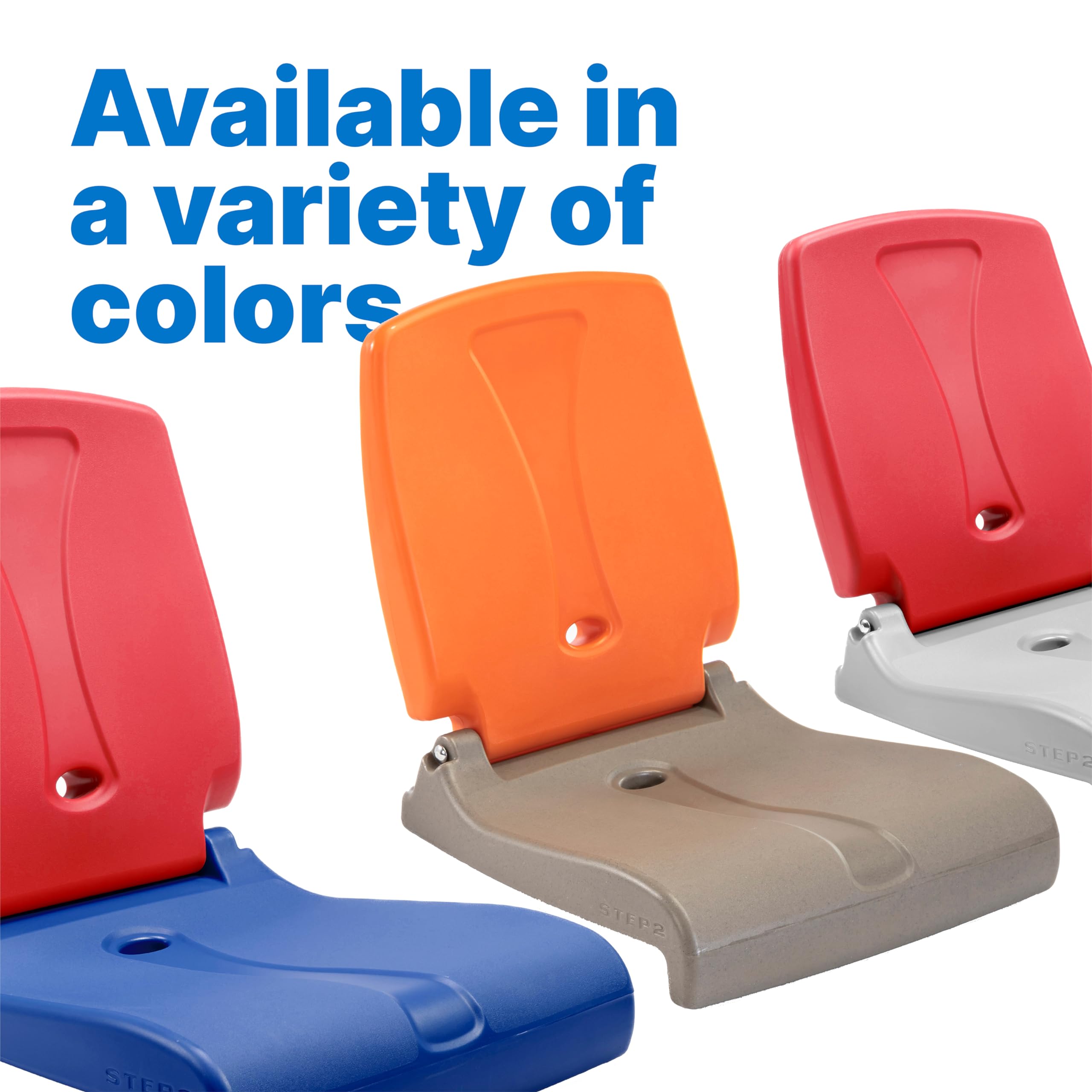Step2 Flip Seat used at beach for versatile outdoor seating