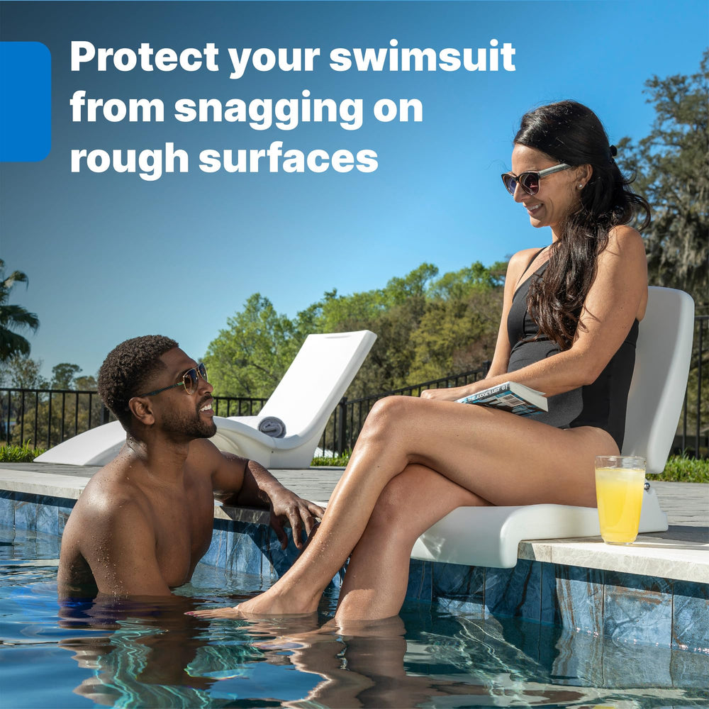 Step2 Flip Seat shown as a portable outdoor chair by the water