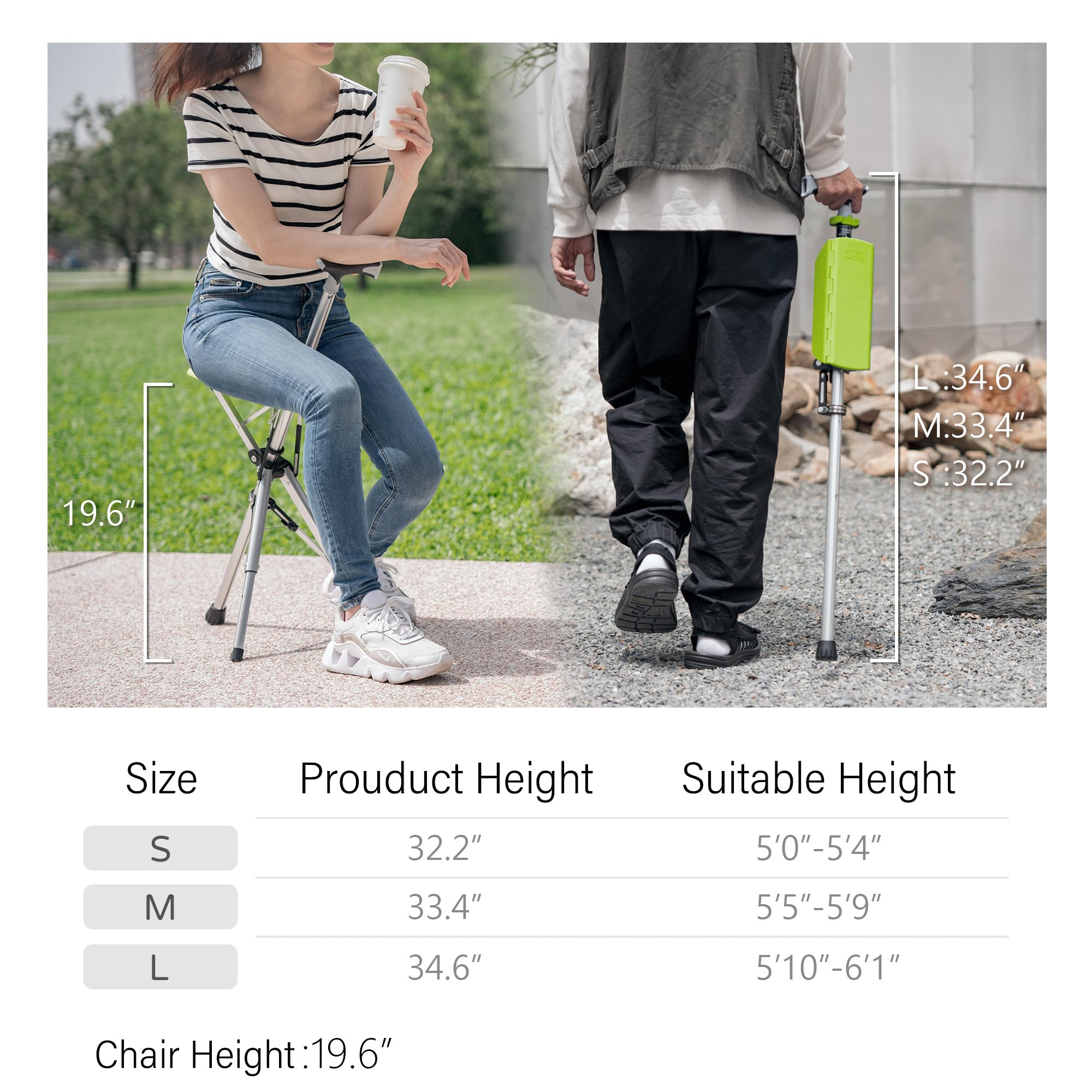 STEP2GOLD Ta-Da Chair lightweight aluminum frame keeps weight low.