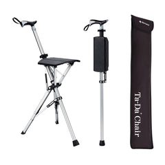 STEP2GOLD Ta-Da Chair ergonomic handle for a secure grip on trails.