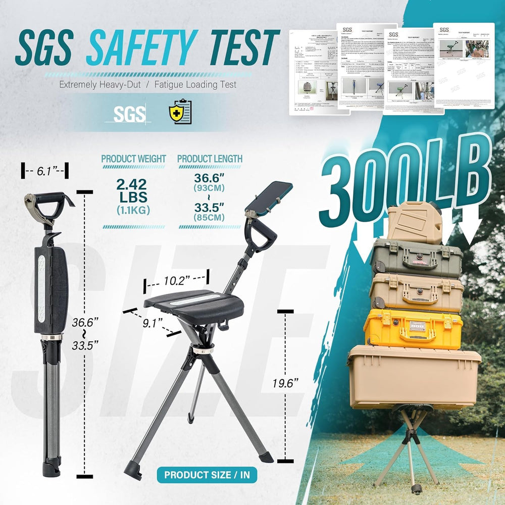 STEP2GOLD Ta-Da Chair Series 2 PRO lightweight-aluminum emphasizes easy portability for hikes.