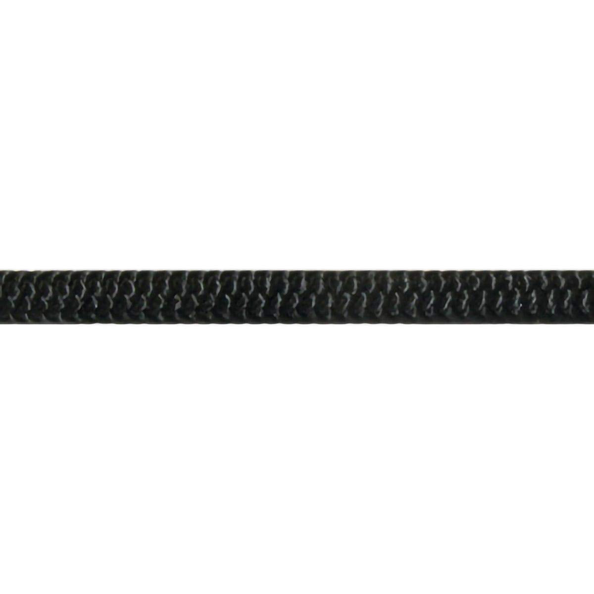 Sterling 4mm black accessory cord for braided bracelets and crafts, versatile non-life-safety use.