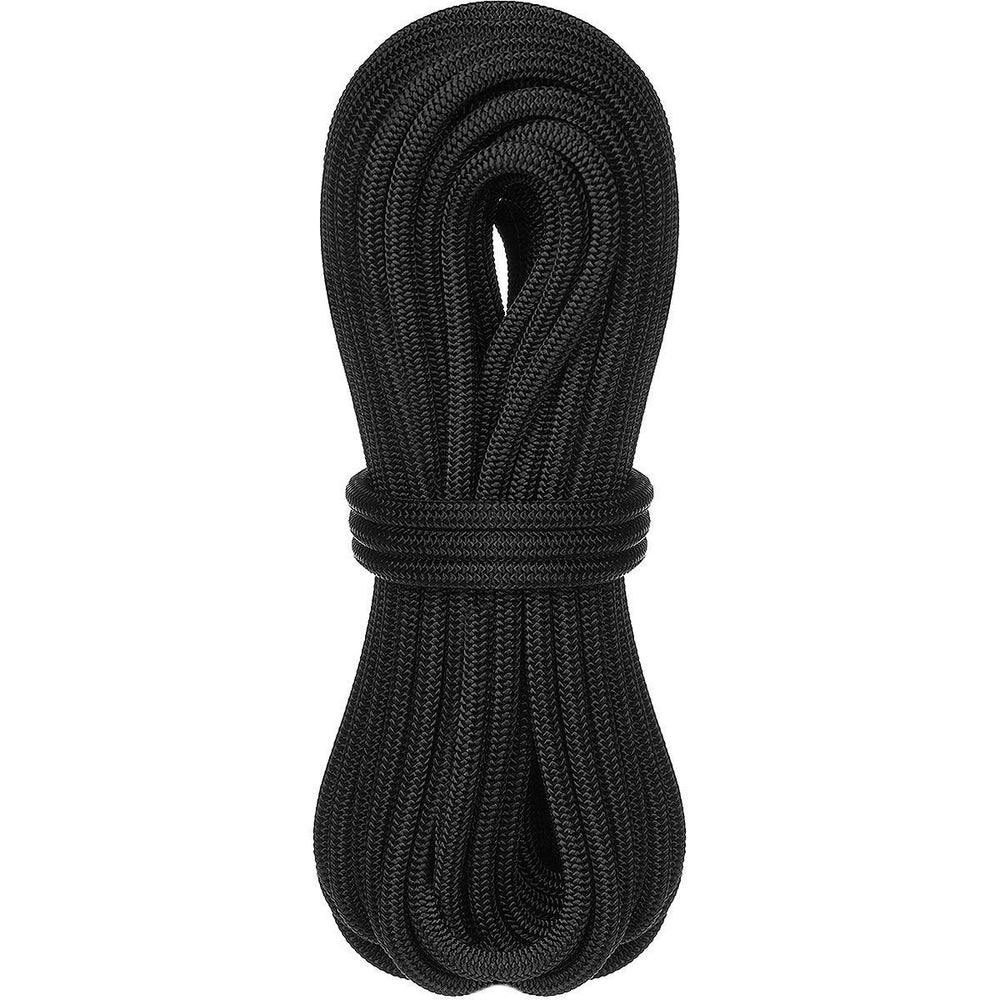 Sterling 5mm packaged accessory cord in black, ready for climbing, hiking, and camping tasks.