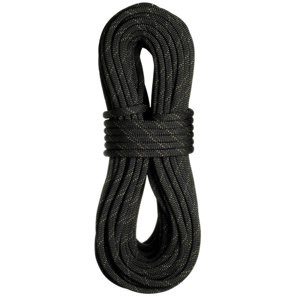 Sterling 9mm HTP static rope 300ft for mountaineering and rescue, durable with low elongation.