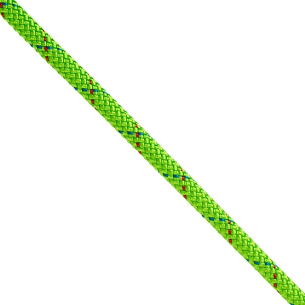 Sterling Atlas 13mm neon green no-splice rigging line close-up demonstrates strength