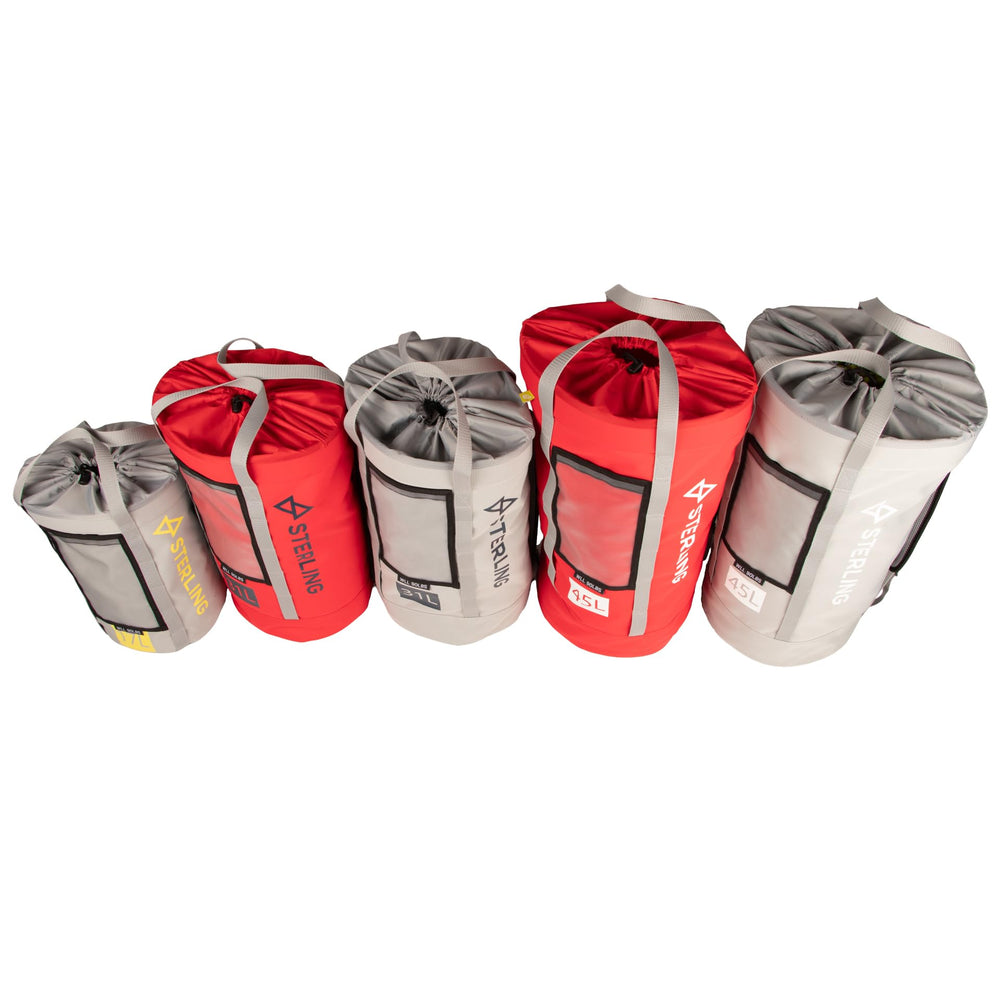 Two rope handles and two shoulder straps for versatility.