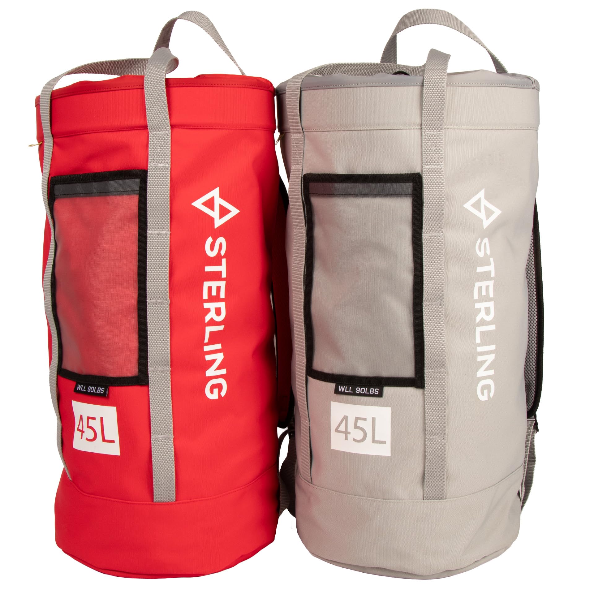 NFC-enabled shoulder strap for gear tracking.