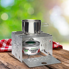 Sterno home and commercial use highlights versatile catering-ready heat.