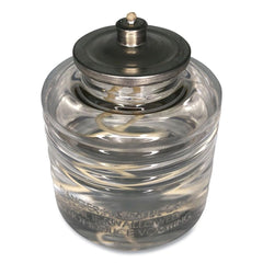 Sterno SoftLight candle on stable bottle ideal for tabletops