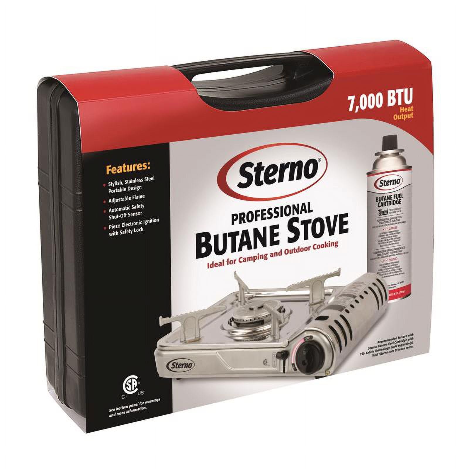Sterno SS7000BTU top view highlights portable use