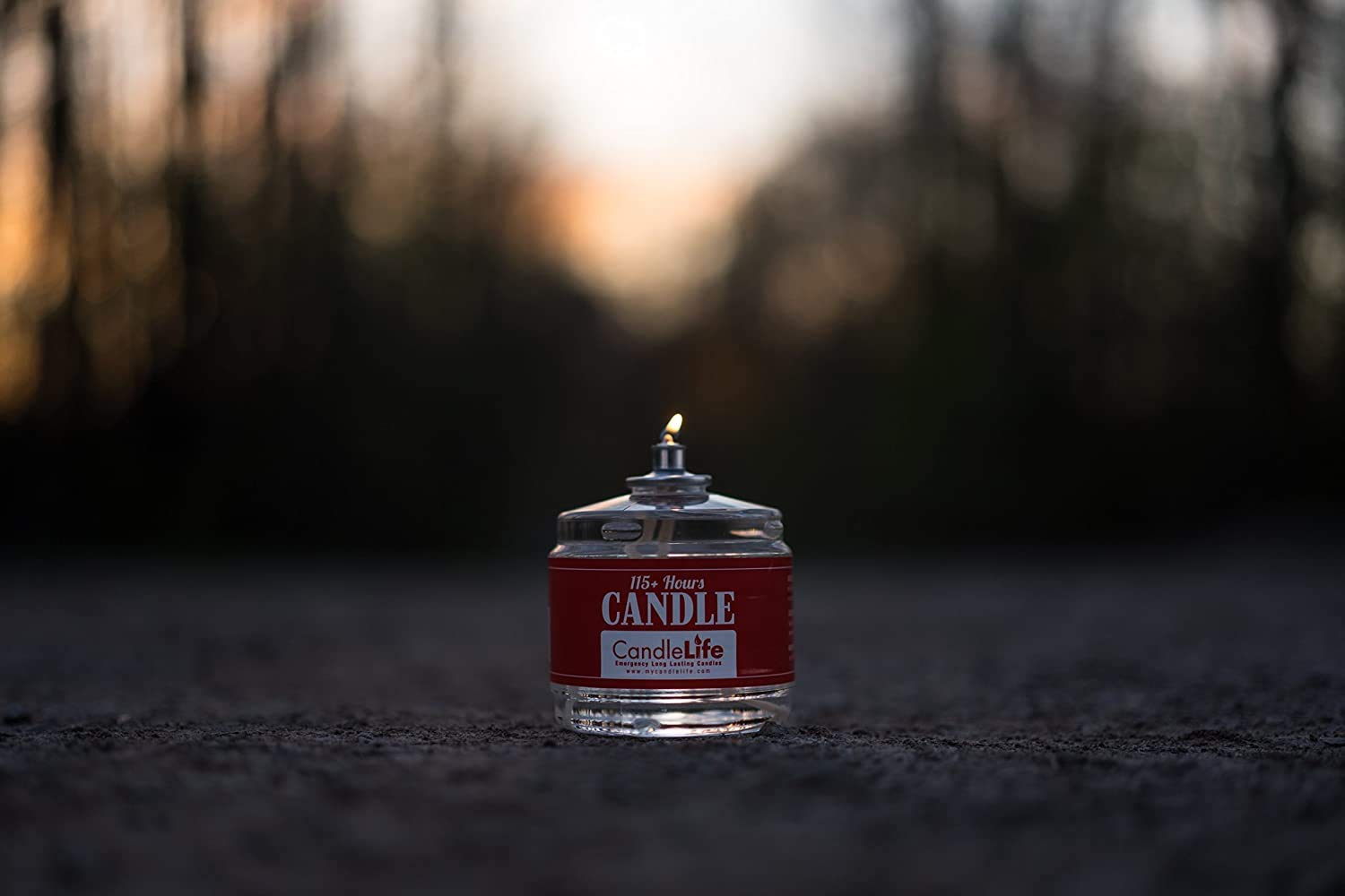 Sterno clear-mist candle offers a safe odorless light for indoor emergencies