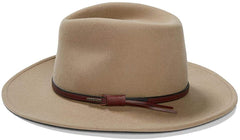 Stetson Bozeman mushroom side view emphasizes fitted shape and brim