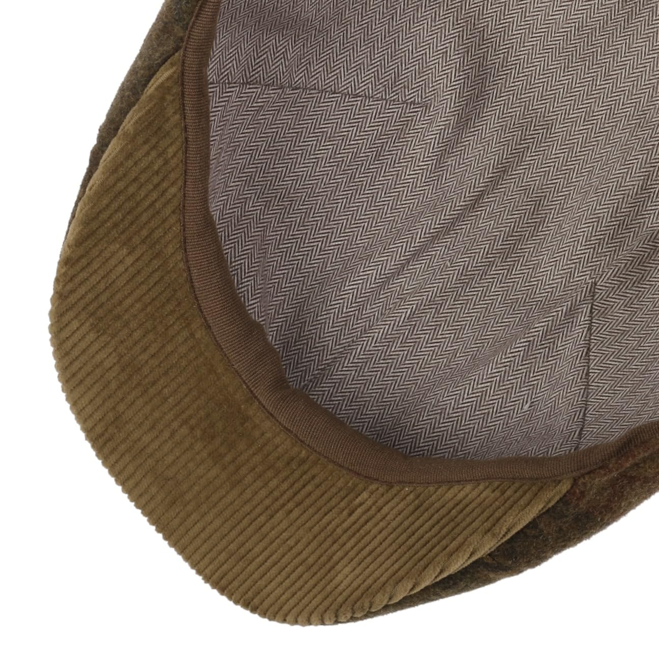 Stetson Texas Edgemont Flat Cap leather applique accent elevates style