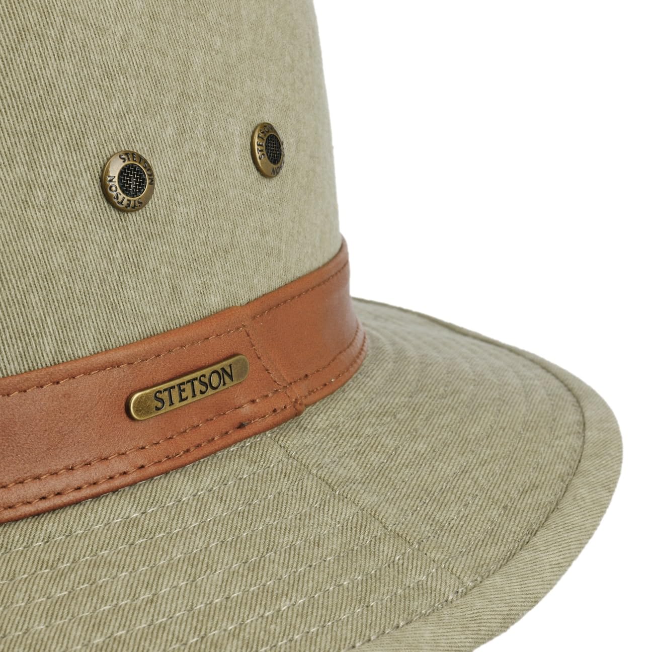Stetson UV protection feature and wide brim for sun coverage