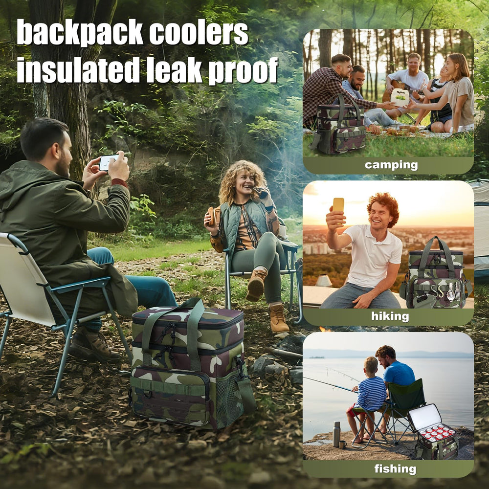 Stillithou backpack cooler beach scene shows portable cooling on the go.