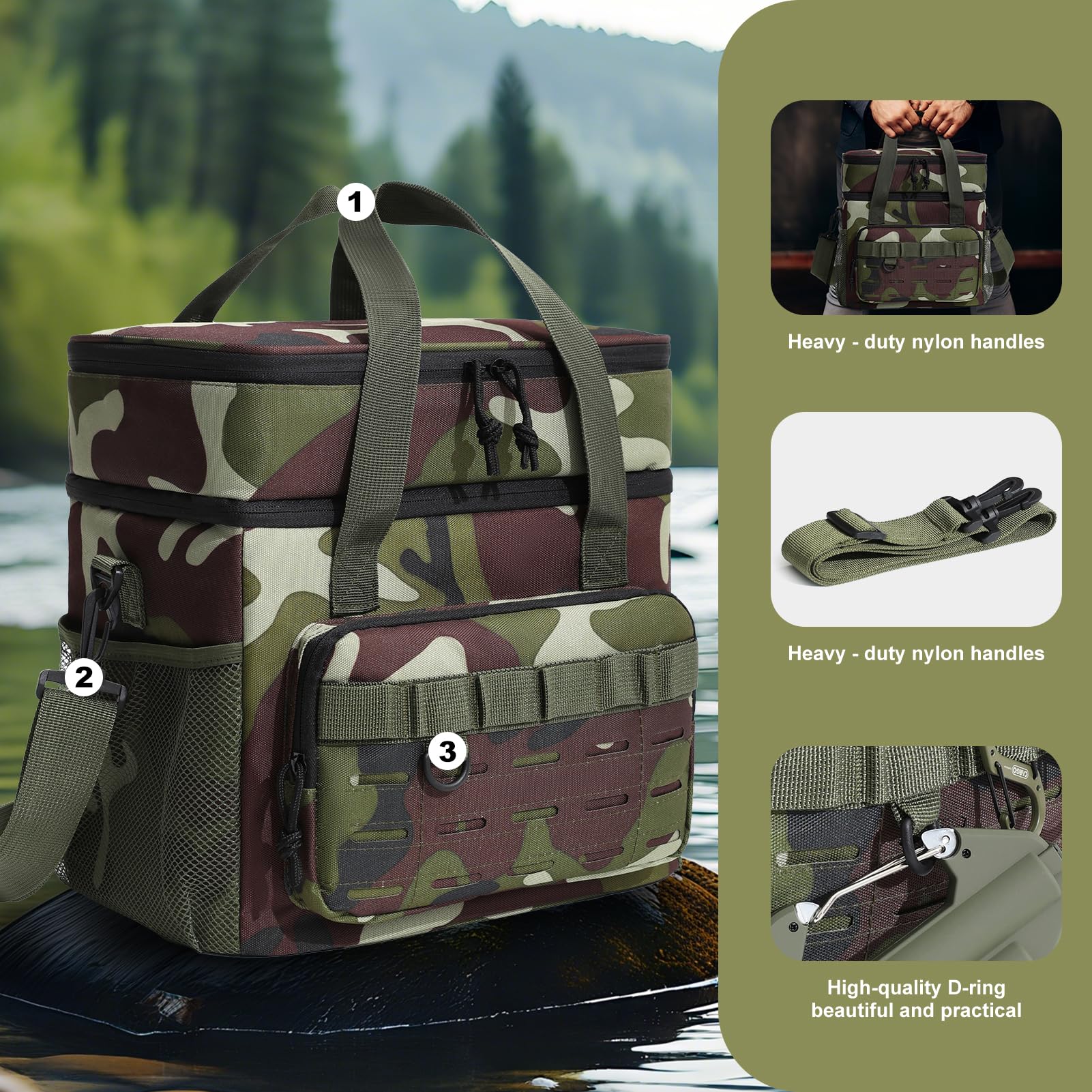 Stillithou backpack cooler insulation cross-section highlights cold retention.