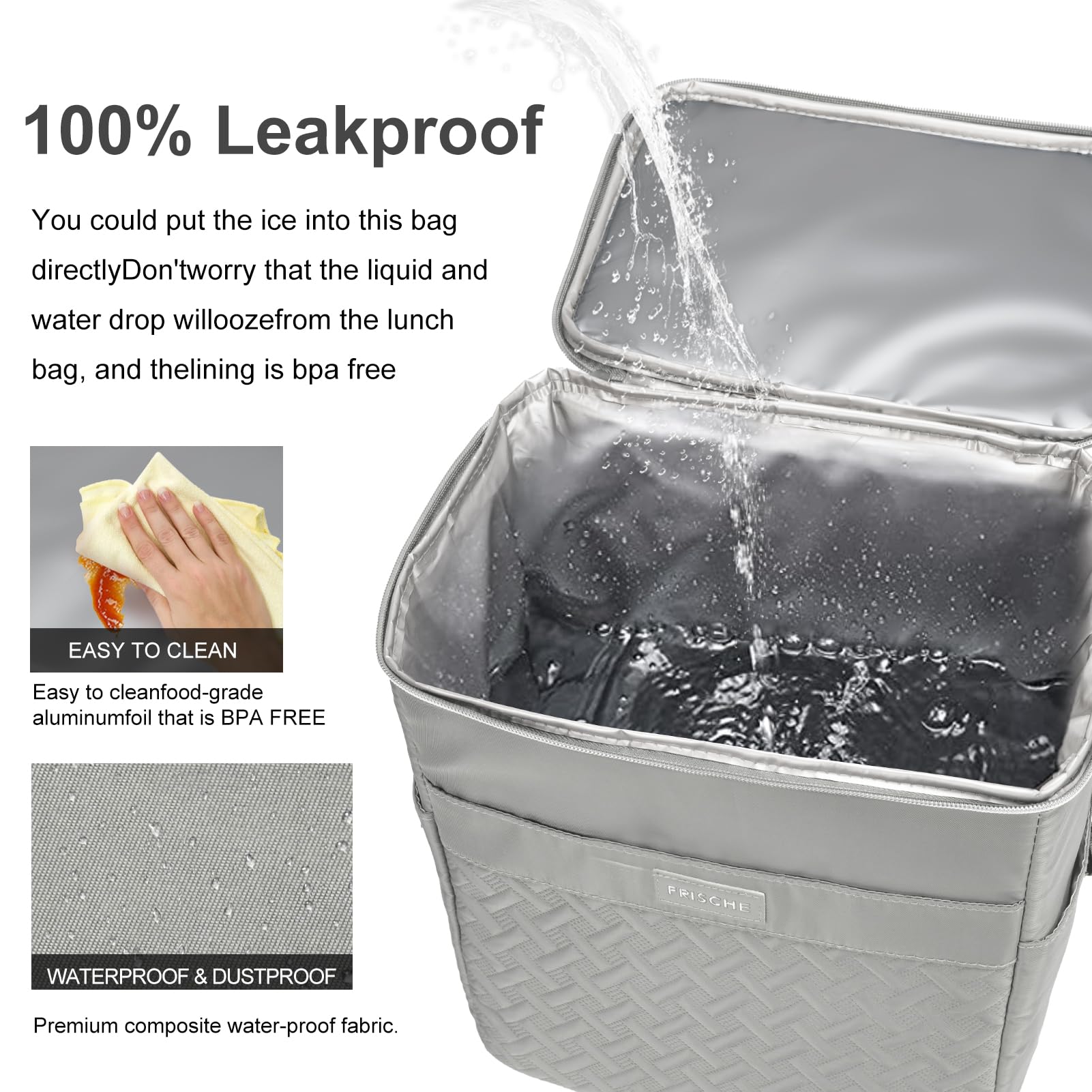 Stillithou cooler backpack with waterproof lining protects contents from rain.