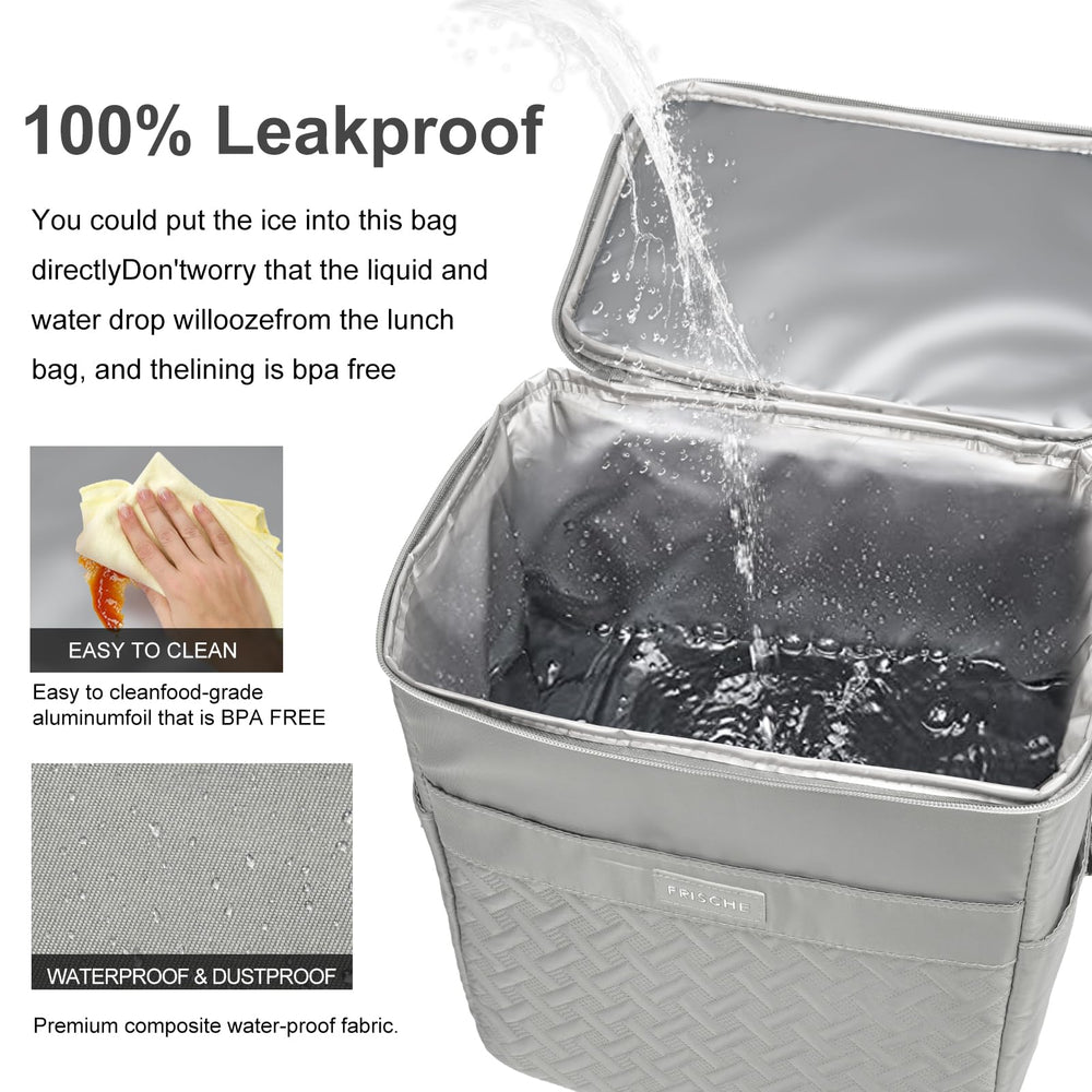 Stillithou cooler backpack with waterproof lining protects contents from rain.