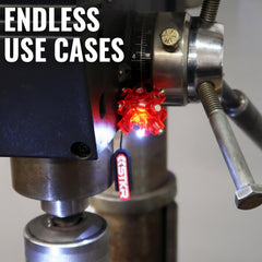 STKR Concepts Magnetic Light Mine features 12 neodymium magnets for versatile positioning.