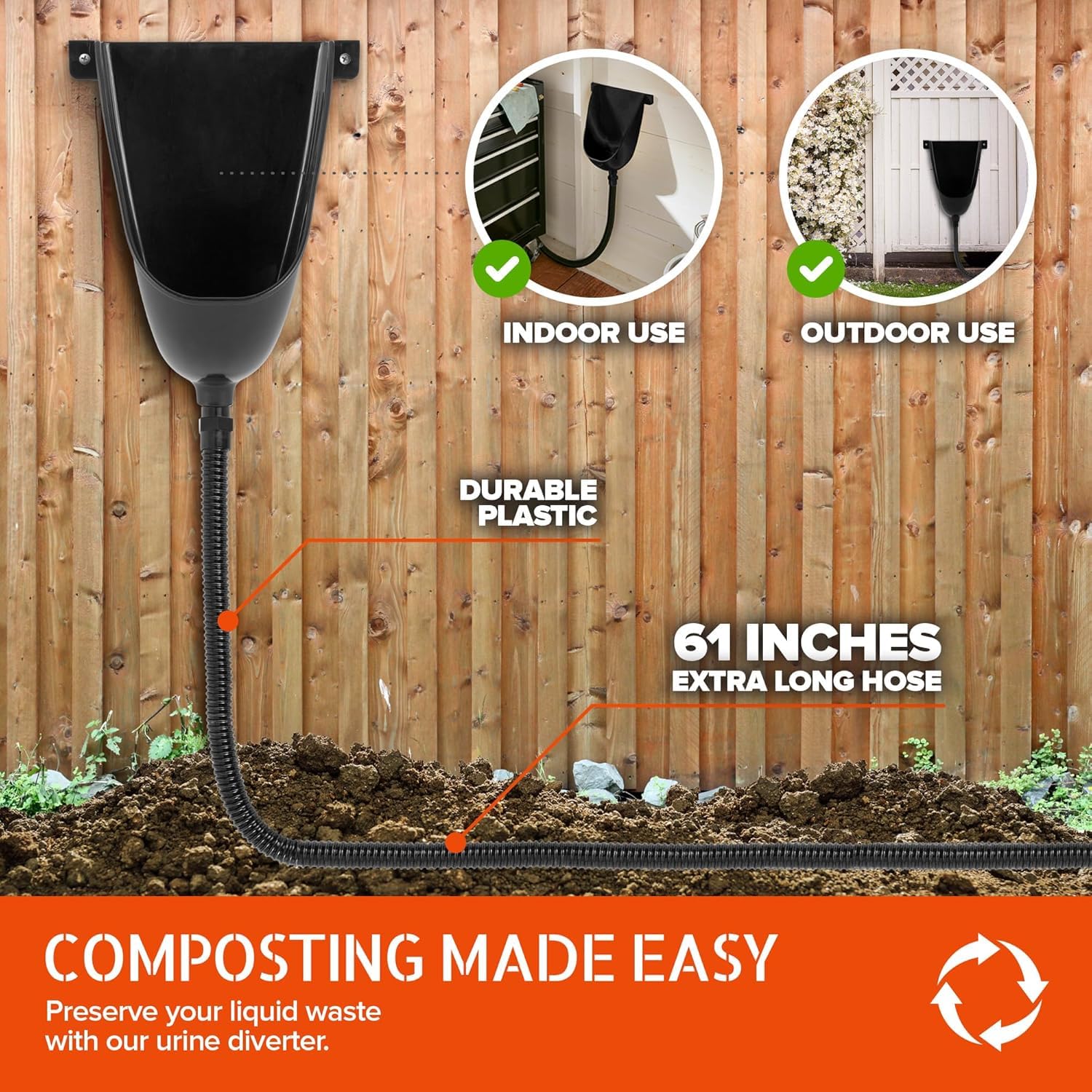 Stock Your Home dry urine diverter supports composting workflows