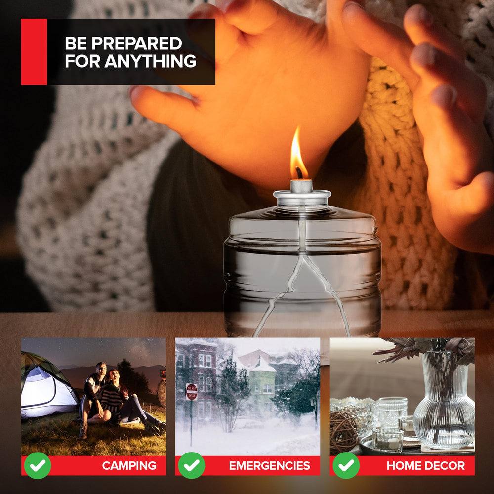 Stock Your Home liquid paraffin cartridge enabling safe, mess-free fueling