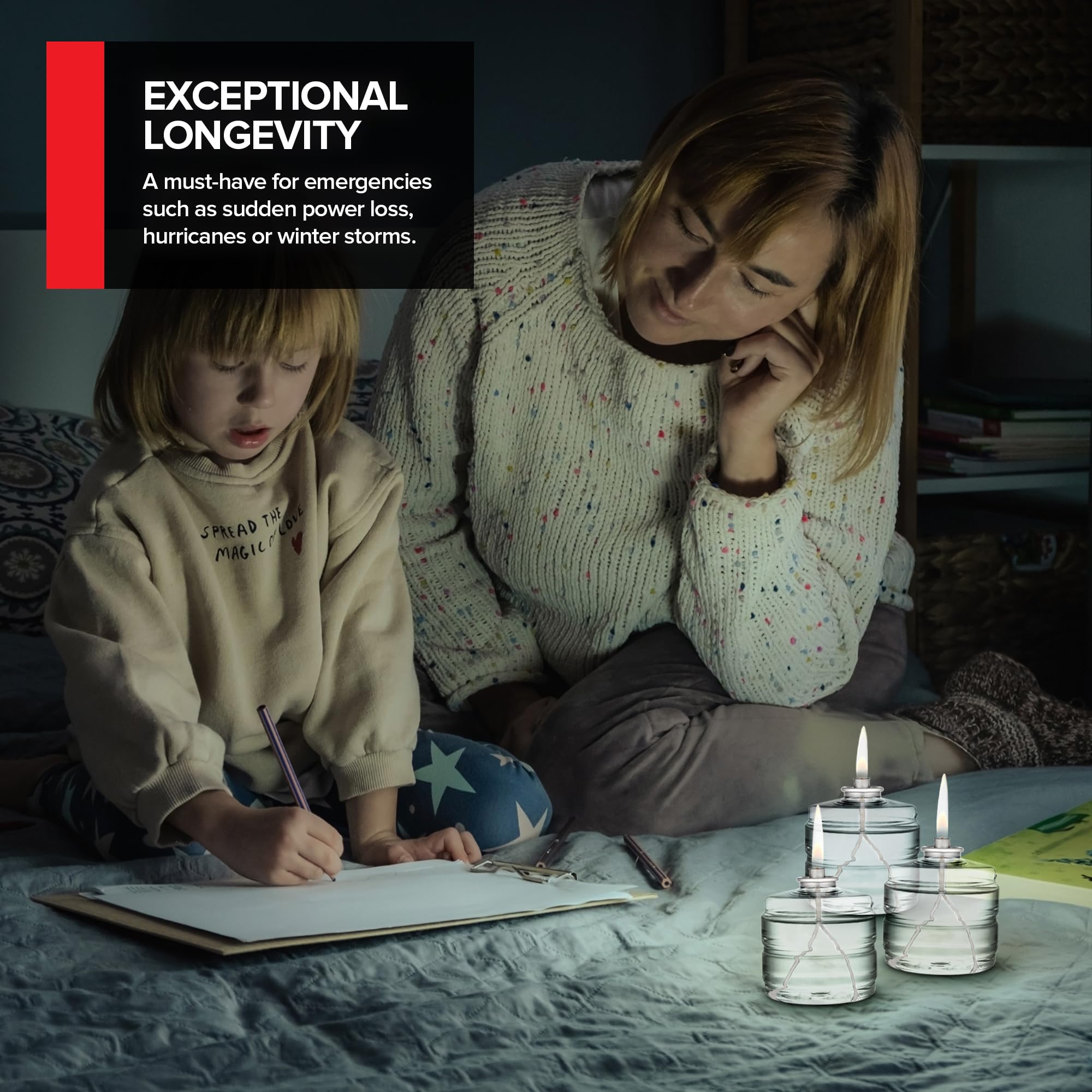 Stock Your Home smokeless odorless burn minimizes indoor residue during use