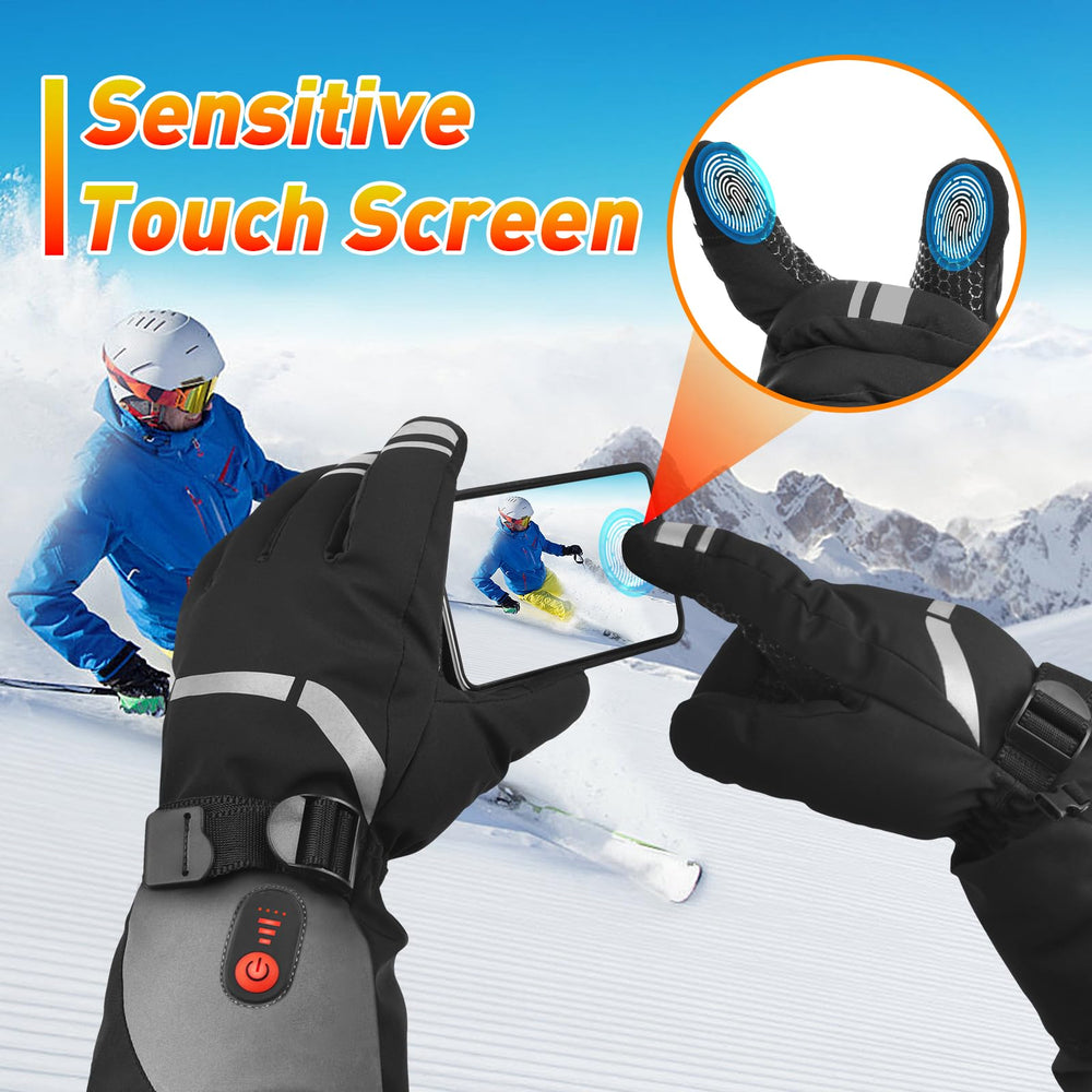 Stofiro heated gloves feature anti-slip palm for secure grip