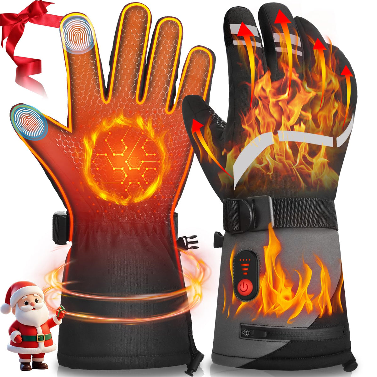 Stofiro heated gloves rapid-warming action delivers fast warmth for outdoor tasks