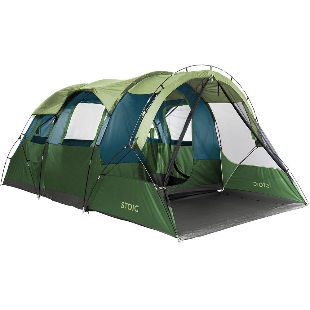 Stoic Madrone tunnel tent exterior view showing freestanding frame for quick setup