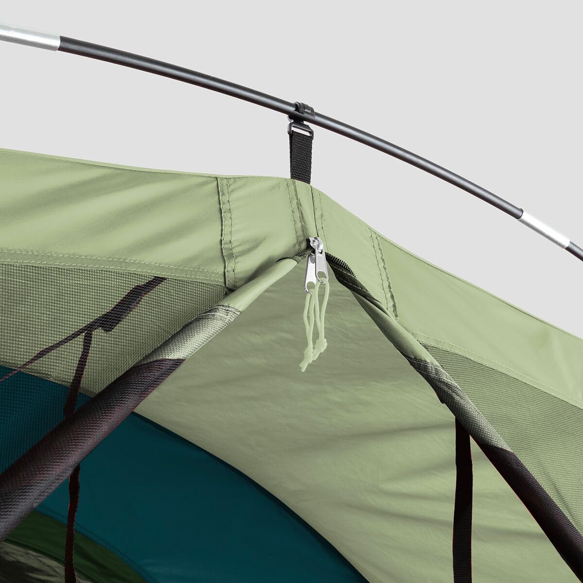 Stoic Madrone seam-sealed fly showing moisture protection