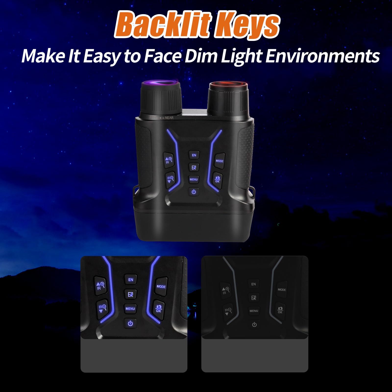 Stomonster camping night vision setup supports family exploration and safety