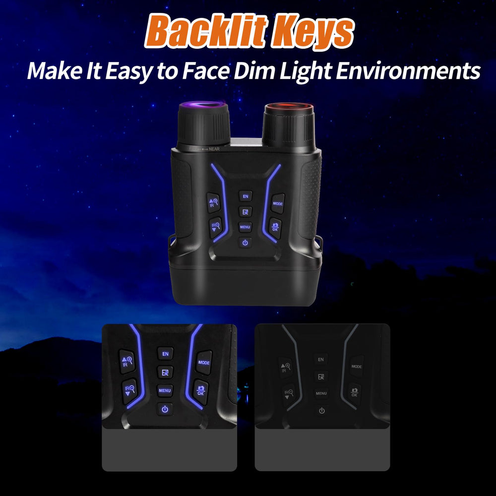 Stomonster camping night vision setup supports family exploration and safety