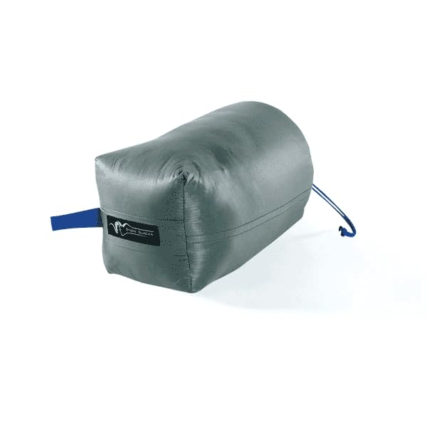 Stone Glacier Grumman Goose Down Pant with full-length zipper enabling easy on/off in cold conditions.