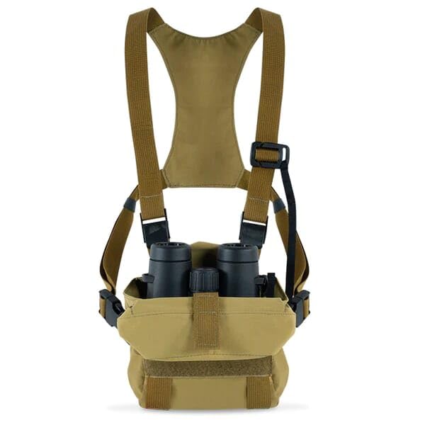 Stone Glacier Sentinel Bino Harness padded shoulder straps support all-day comfort.